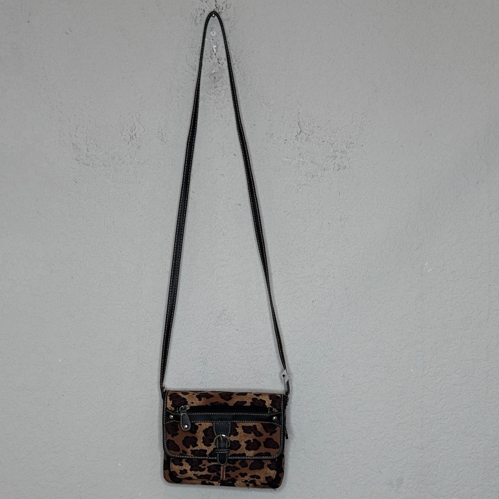 Leopard Print Crossbody Bag